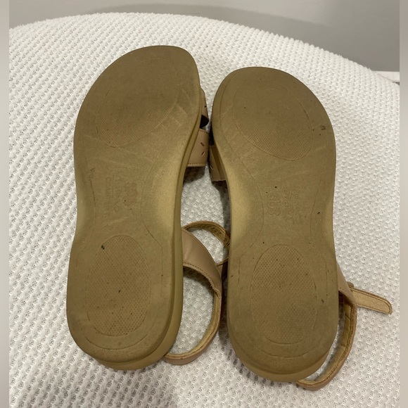 SAS Duo Straps Quarter Strap Sandals Brown Leather Size 8 - Picture 10 of 10
